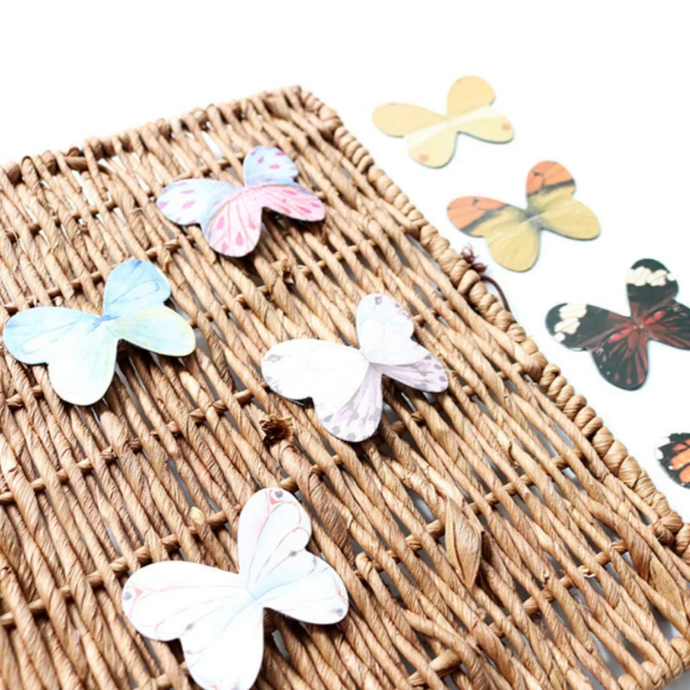 4 Style 4pcs/set Colourful Butterfly Magnetic Bookmarks Cute Book Pages Marker Students School Supplies Aesthetic Stationery
