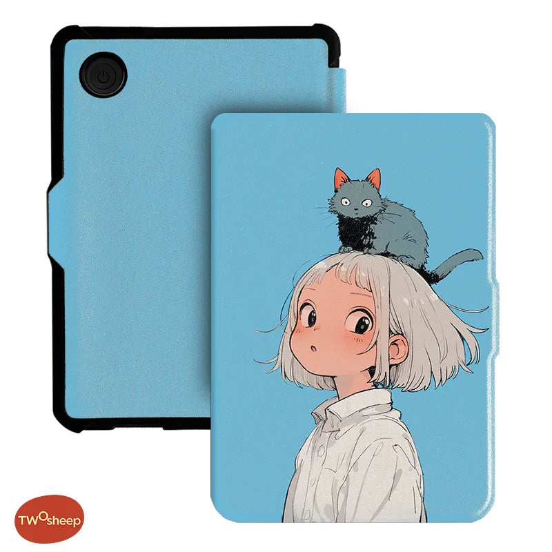 Twosheep For Kobo Clara Colour BW Protective cover 6-inch Auto Sleep Wake function E-book Case with painted patterns