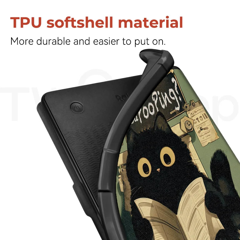 Twosheep For Kobo Clara Colour BW Protective cover 6-inch Auto Sleep Wake function E-book Case with painted patterns