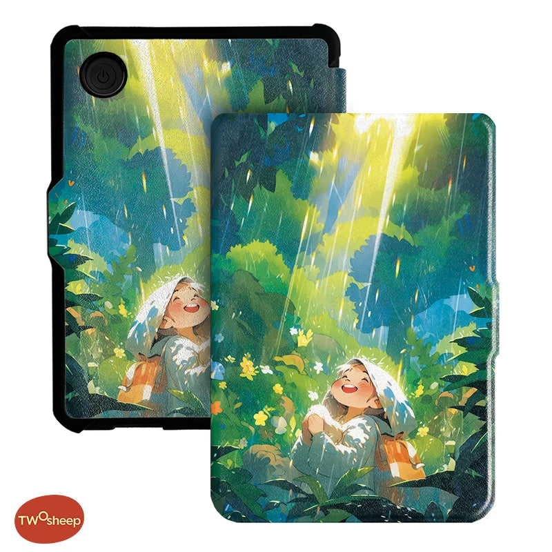 Twosheep For Kobo Clara Colour BW Protective cover 6-inch Auto Sleep Wake function E-book Case with painted patterns