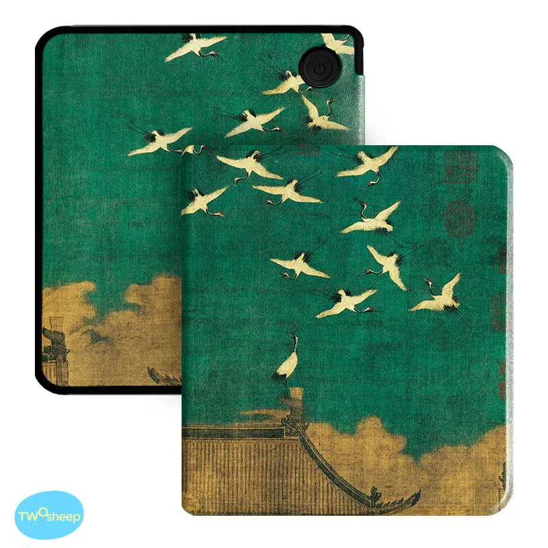 Twosheep For Kobo Libra Colour and Kobo Libra2 Protective cover 7-inch Auto Sleep Wake function E-book Case with patterns
