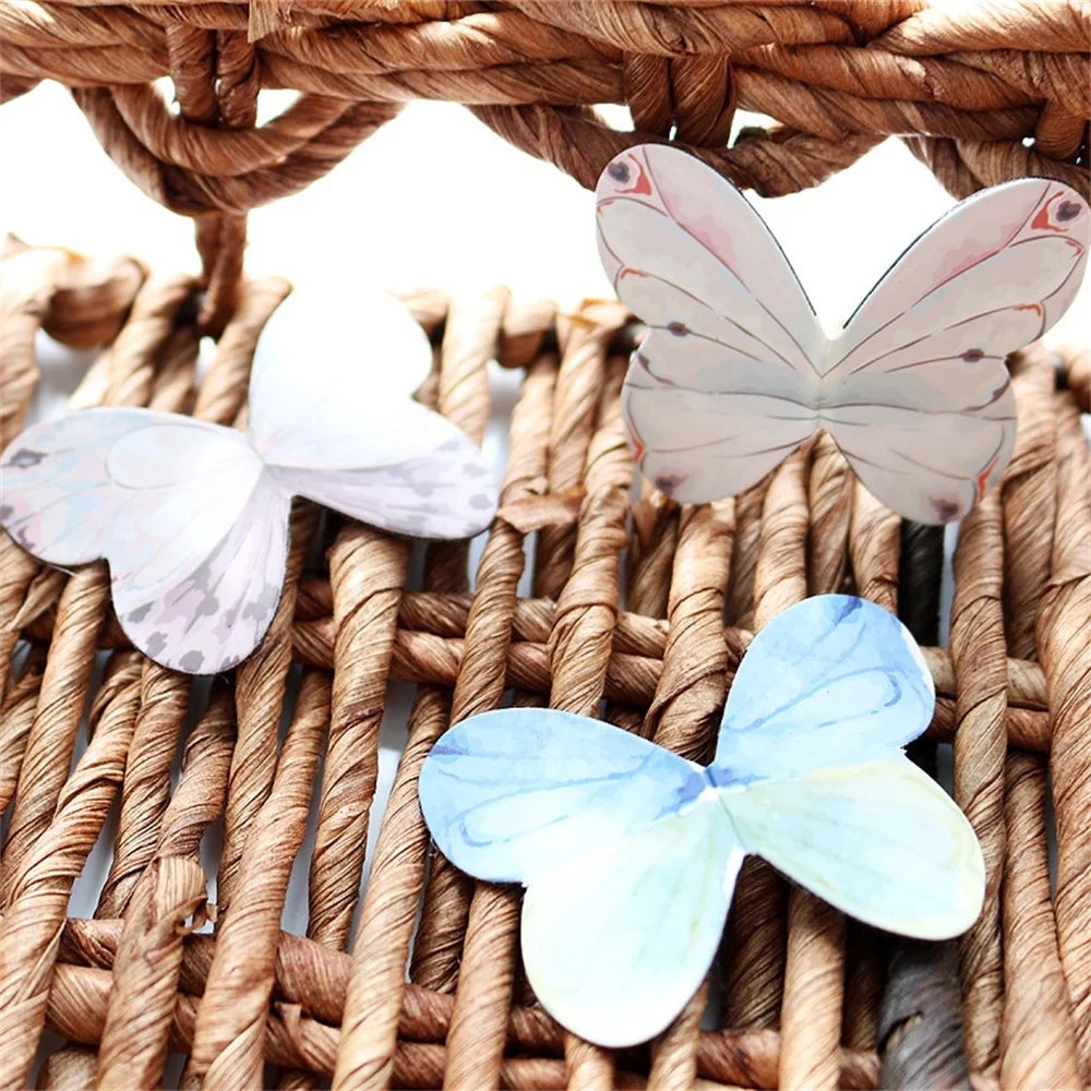 4 Style 4pcs/set Colourful Butterfly Magnetic Bookmarks Cute Book Pages Marker Students School Supplies Aesthetic Stationery