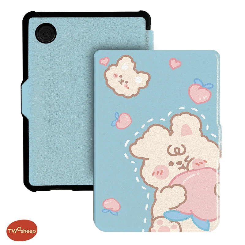 Twosheep For Kobo Clara Colour BW Protective cover 6-inch Auto Sleep Wake function E-book Case with painted patterns