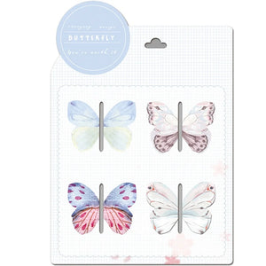 4 Style 4pcs/set Colourful Butterfly Magnetic Bookmarks Cute Book Pages Marker Students School Supplies Aesthetic Stationery